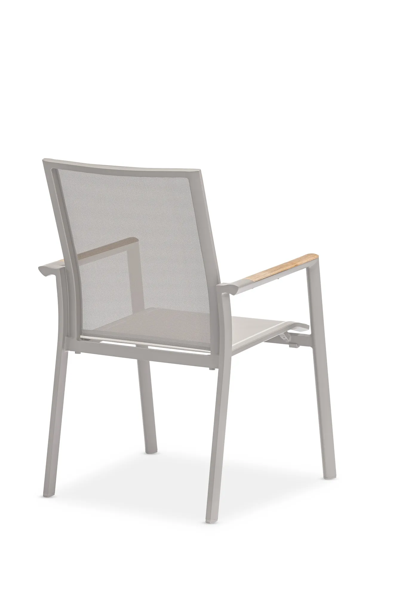 картинка Стул бежевый/бежевый, алюминий/текстилен Анди