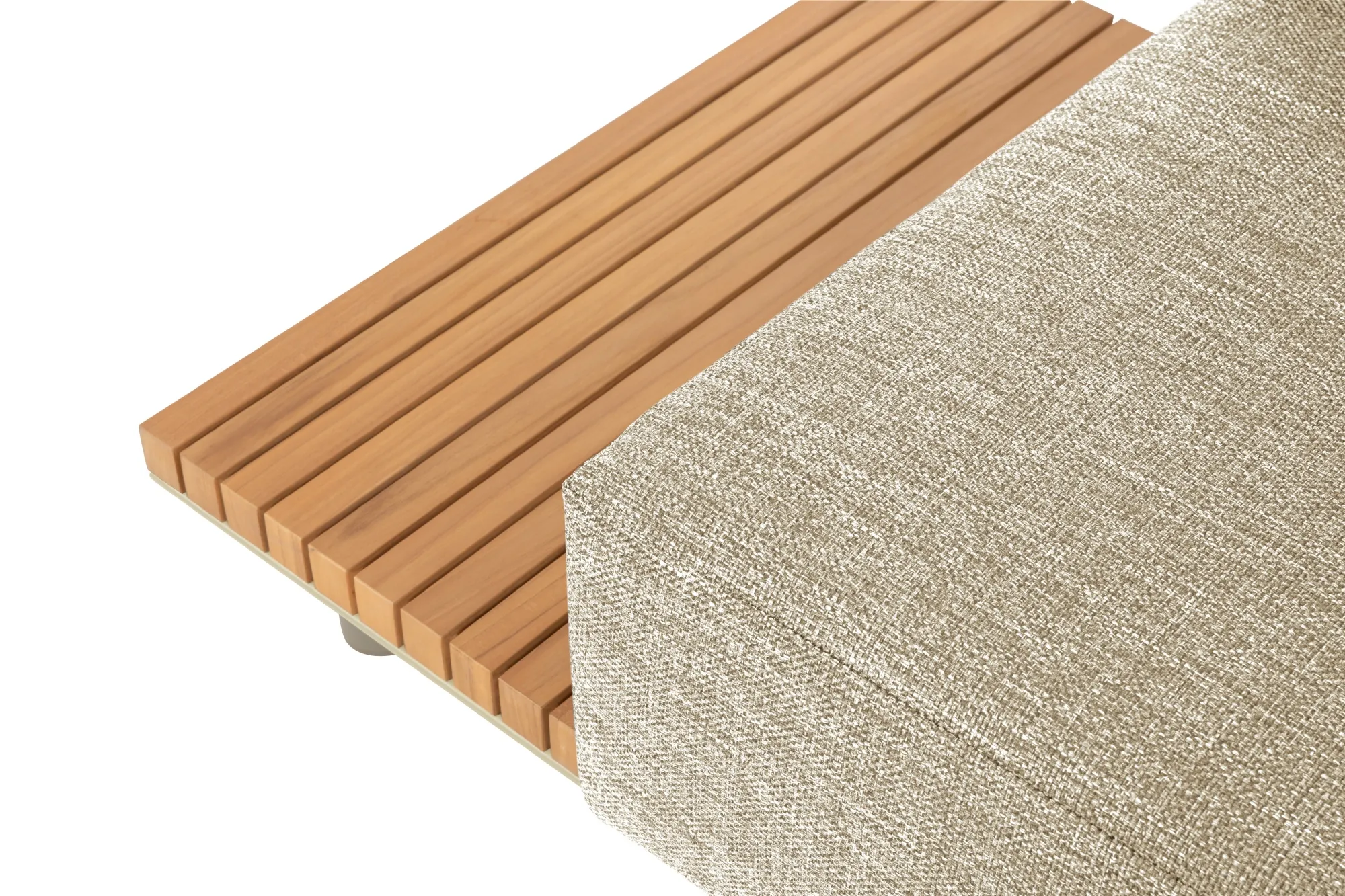 картинка Комплект лаунж мебели бежевый/натуральный, алюминий/тик Гётеборг