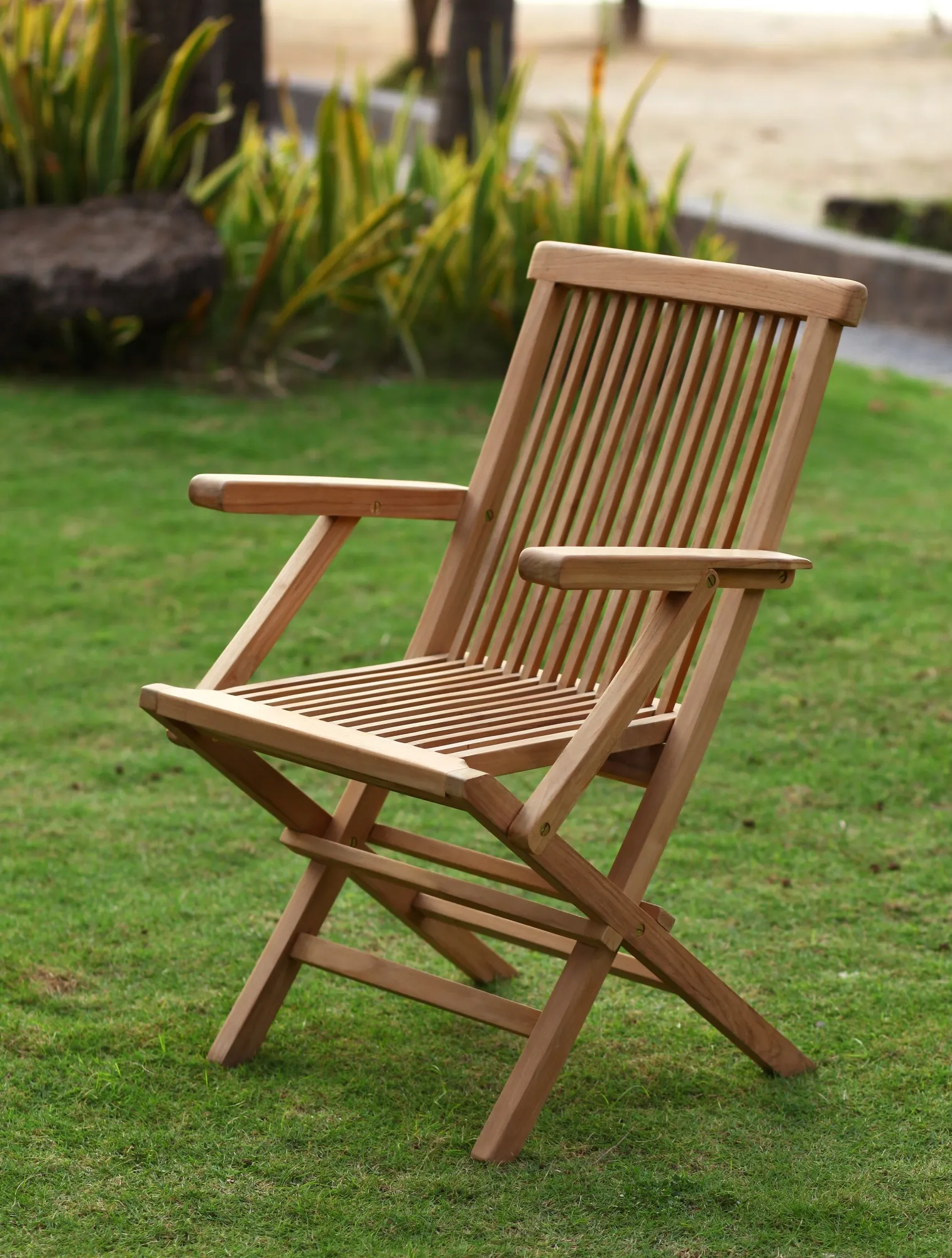 картинка Кресло обеденное натуральный, тик Турин