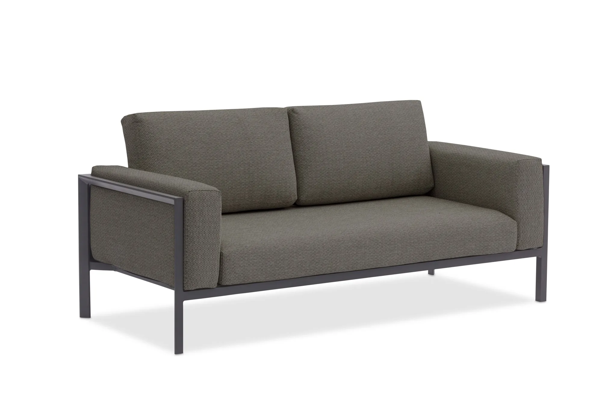 картинка Диван антрацит/серый, алюминий Стокгольм №2