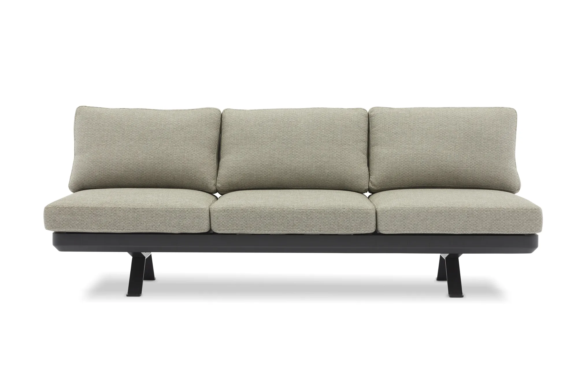 картинка Комплект лаунж мебели антрацит/серый, алюминий Лунд №2