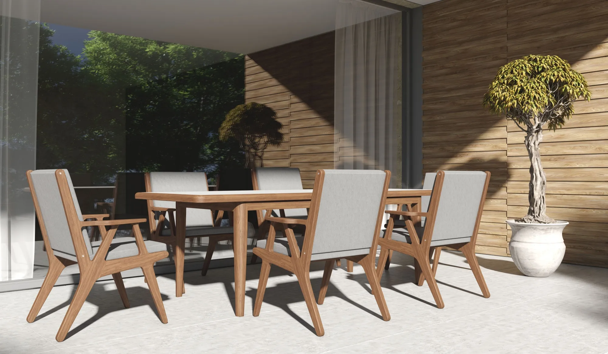 картинка Стол обеденный раздвижной (С) на 6-8 персон СИГУЛ