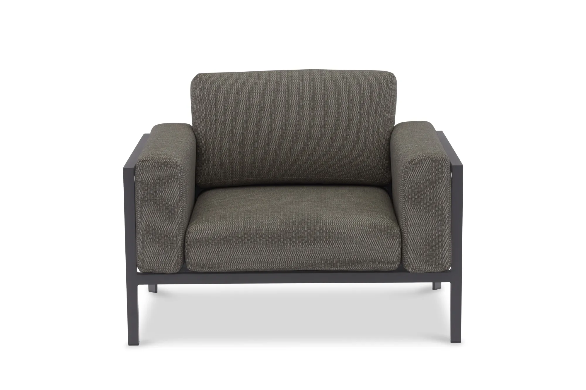 картинка Кресло антрацит/серый, алюминий Стокгольм