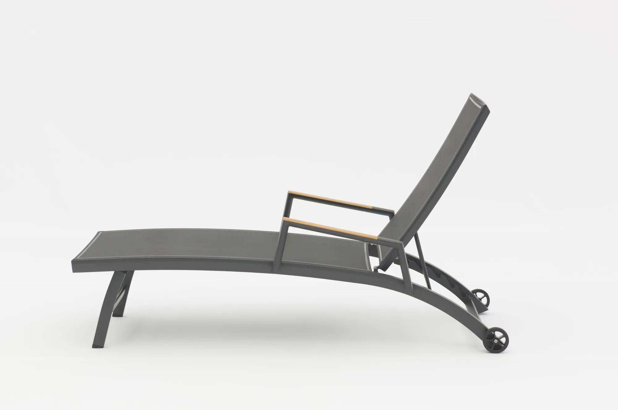 картинка Лежак антрацит, алюминий Анди