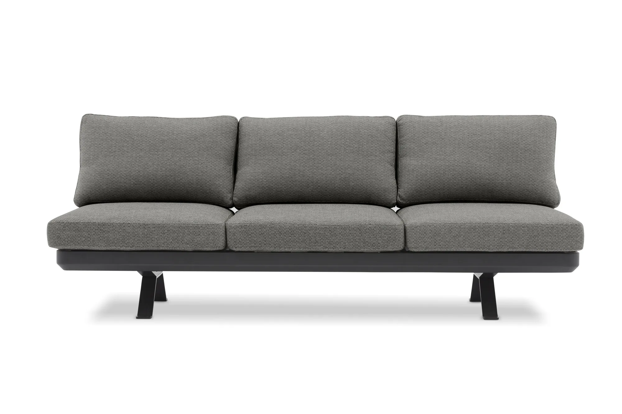 картинка Комплект лаунж мебели антрацит/антрацит, алюминий Лунд №1