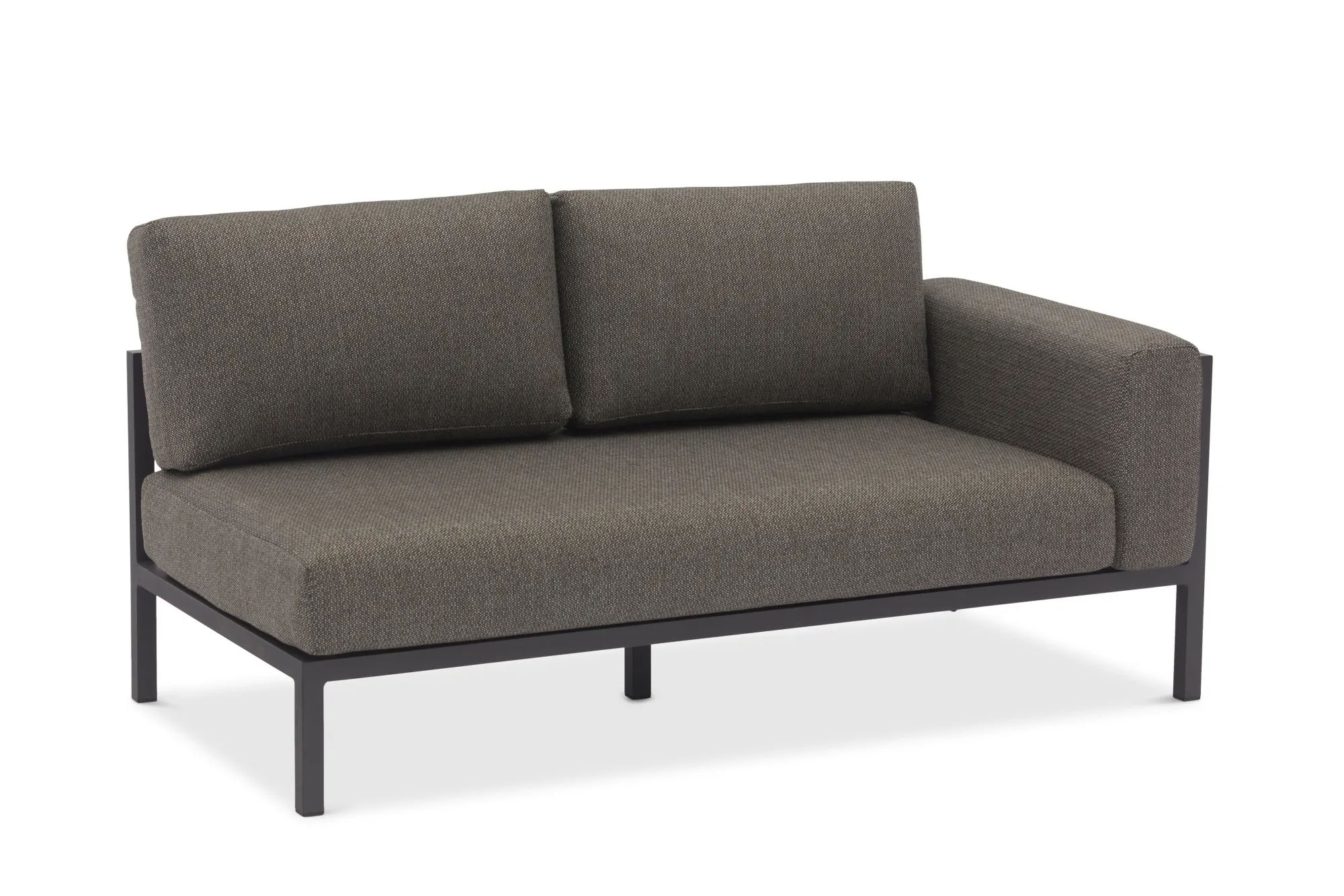 картинка Диван антрацит/серый, алюминий Стокгольм №3