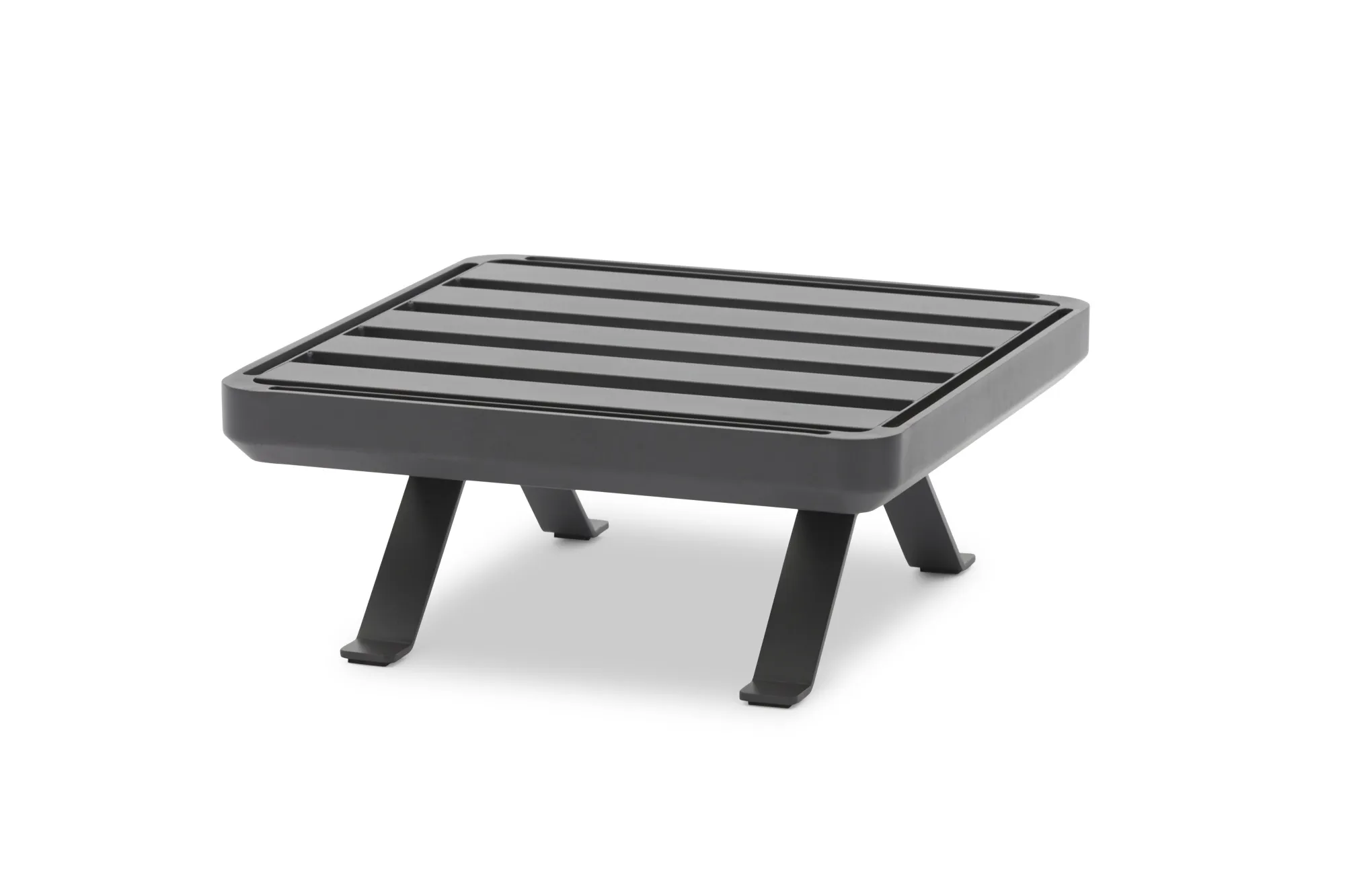 картинка Пуф антрацит/серый, алюминий/олефин Лунд