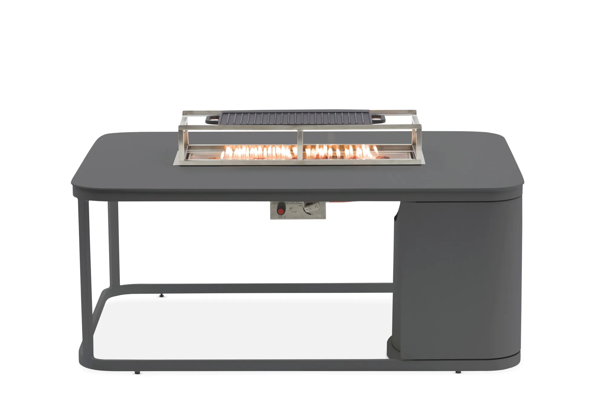 картинка Стол каминный антрацит, алюминий Оребро №3