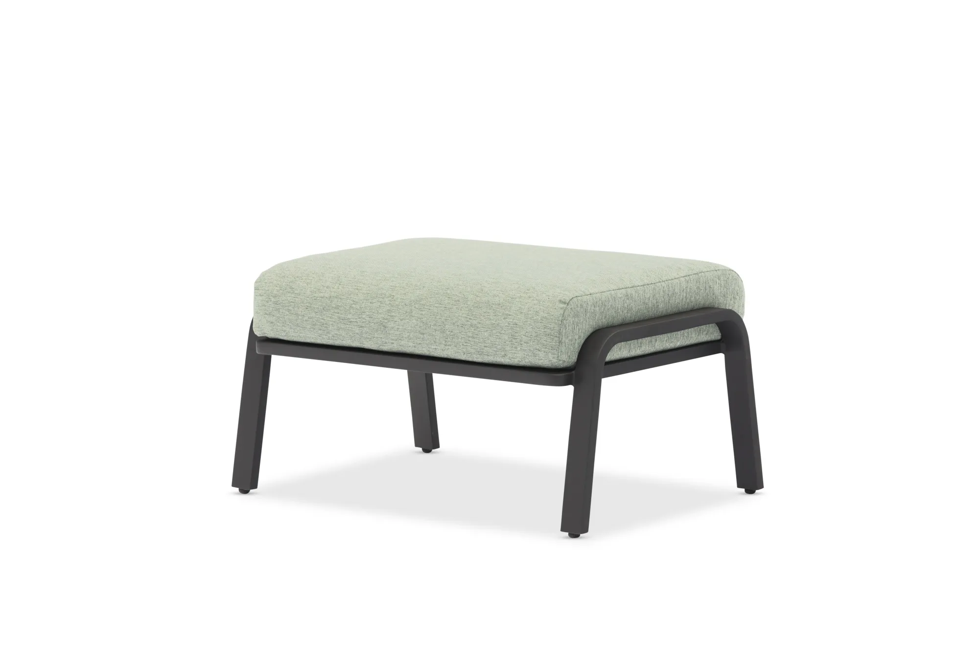 картинка Пуф антрацит/зеленый, алюминий Мальмо