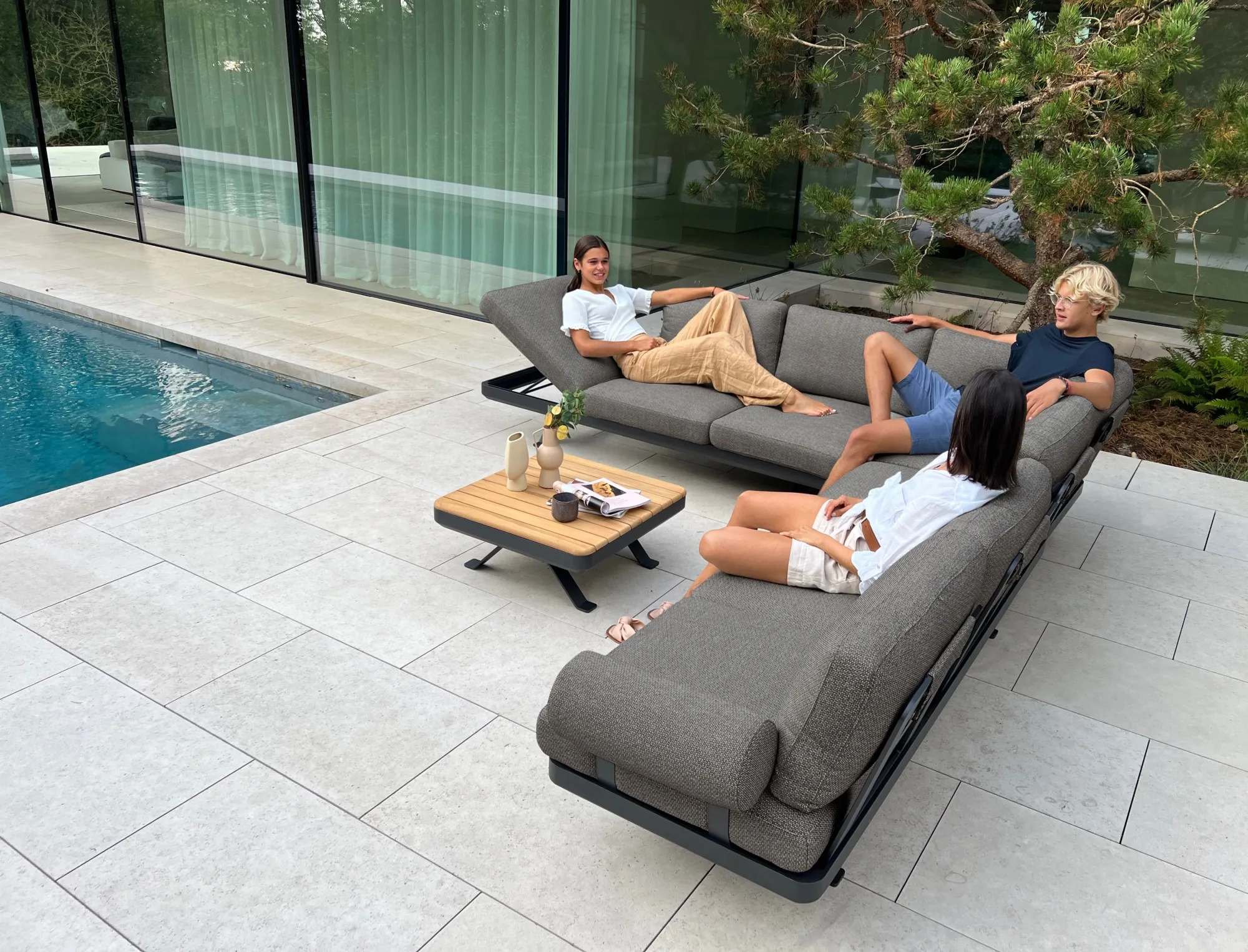 картинка Модуль антрацит/антрацит, алюминий/олефин Лунд