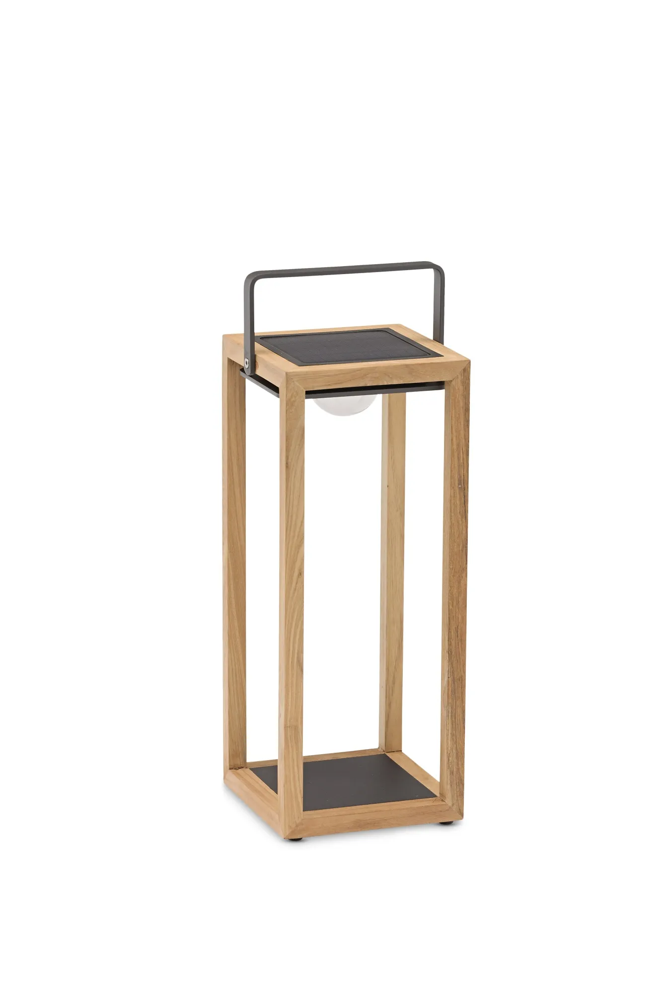 картинка Лампа антрацит/натуральный, тик Сола №3