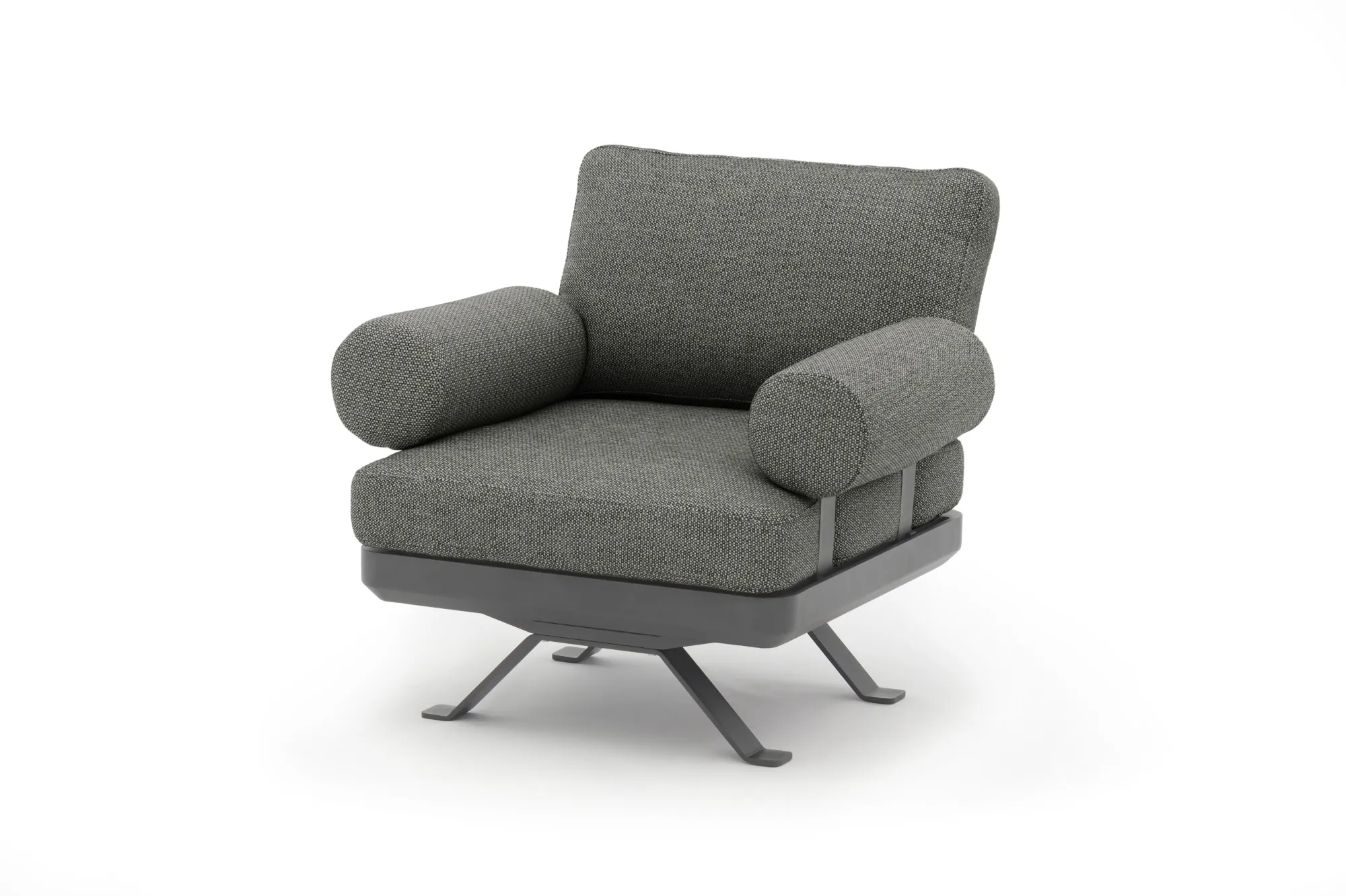 картинка Подлокотник антрацит/антрацит, алюминий/олефин Лунд