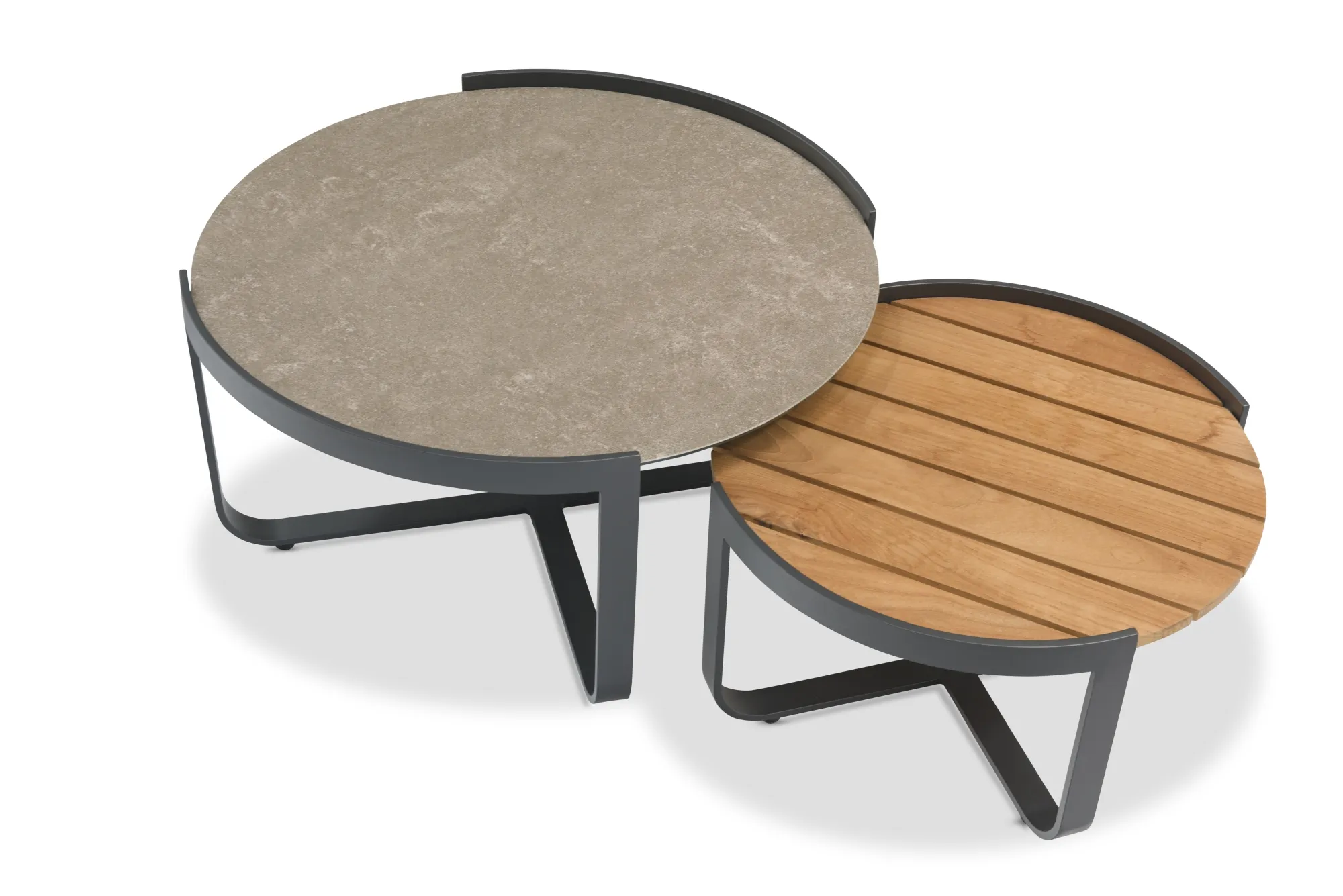 картинка Комплект антрацит, алюминий/тик Боден