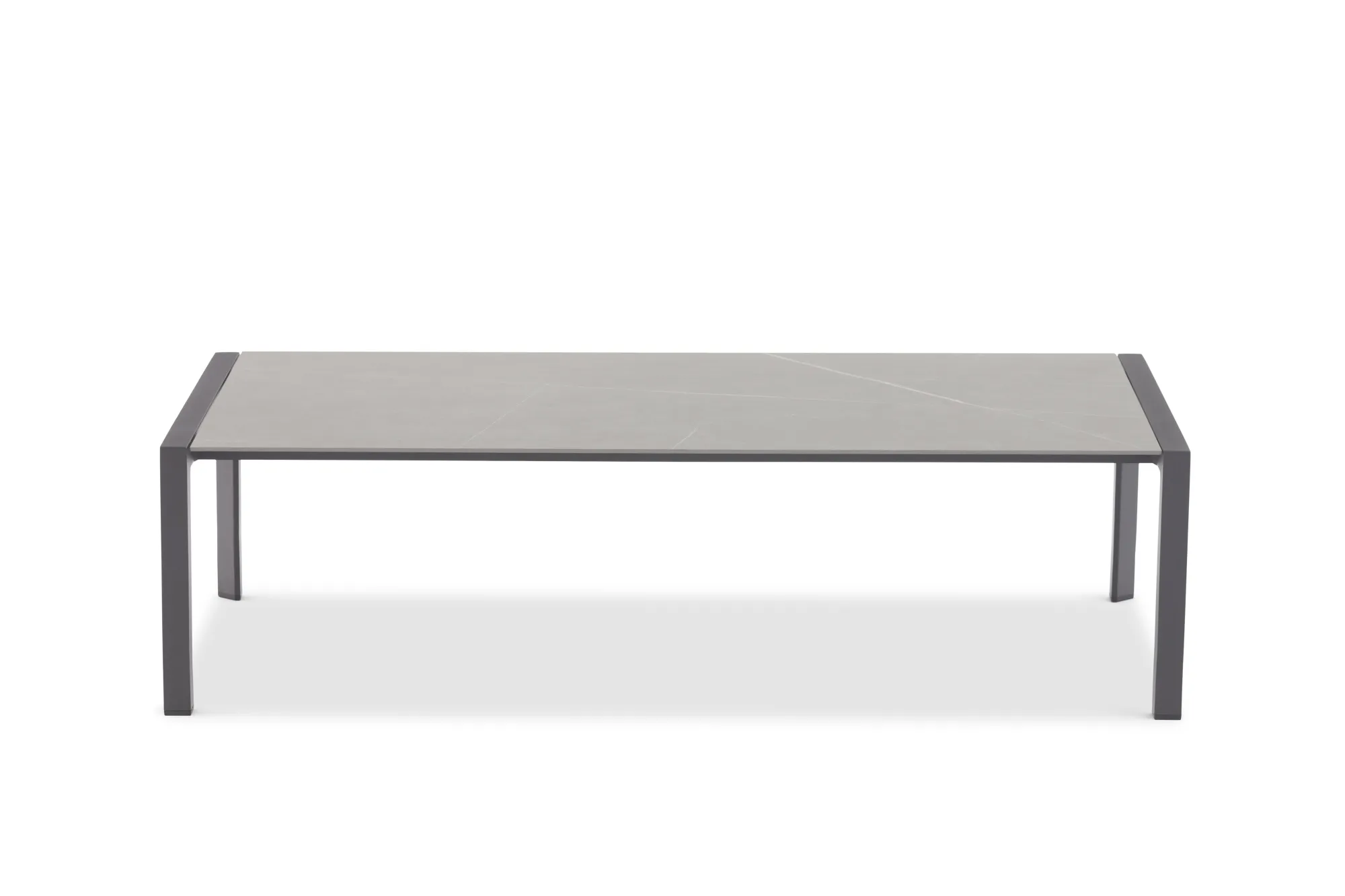 картинка Стол кофейный антрацит, алюминий/закаленное стекло Стокгольм
