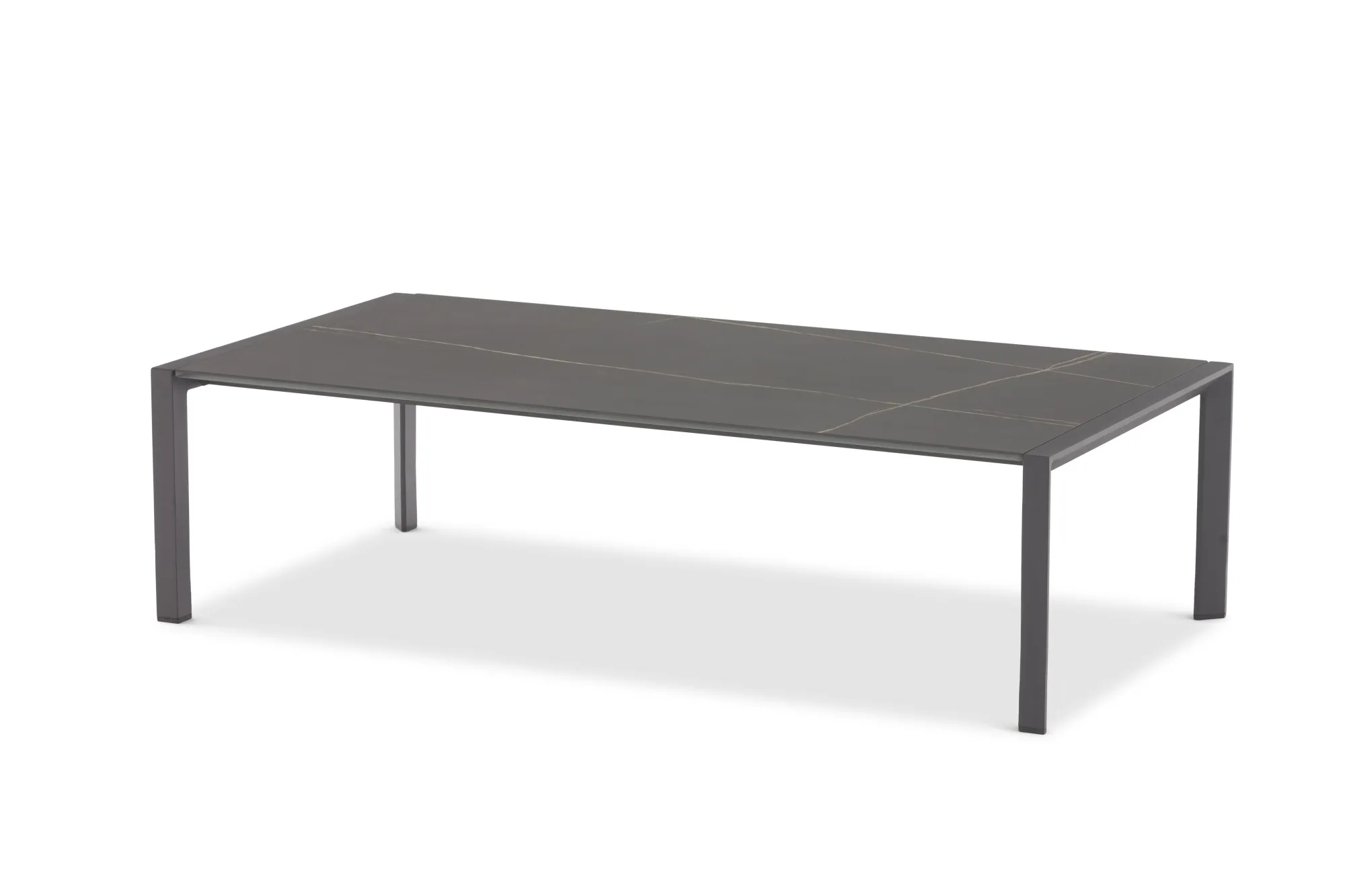 картинка Стол кофейный антрацит/черный, алюминий/спеченный камень Стокгольм