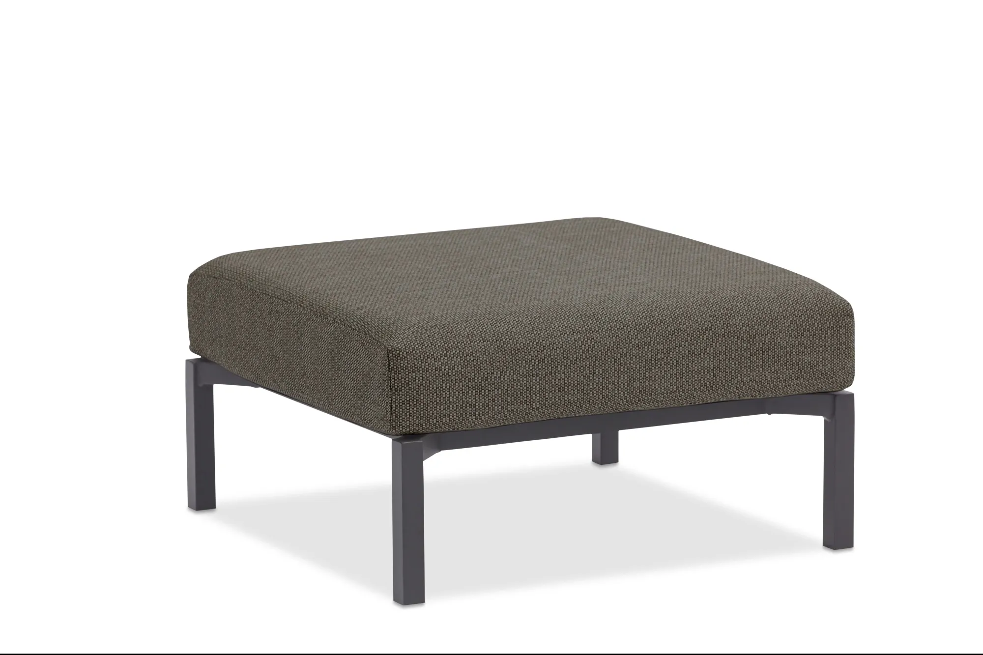 картинка Пуф антрацит/серый, алюминий Стокгольм