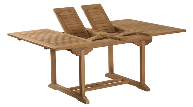 картинка Стол обеденный натуральный, тик Неаполь №1